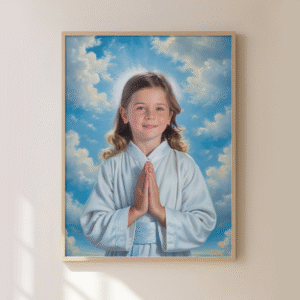 Portret dziecka - pamiątka I komunii świętej